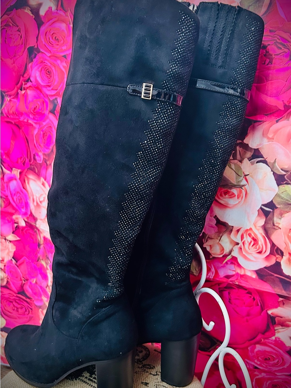 Black Suede Boots